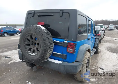2012 Jeep Wrangler Unlimited Sport из США, поврежденный, VIN 1C4BJWDG5CL157462